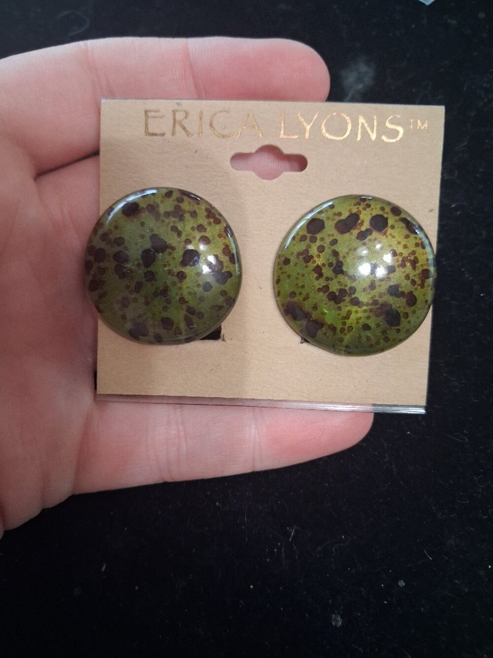Erica Lyons clip on earrings